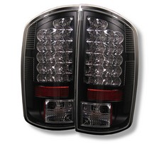 Spyder Black LED Tail Lights 02-06 Dodge Ram - Click Image to Close